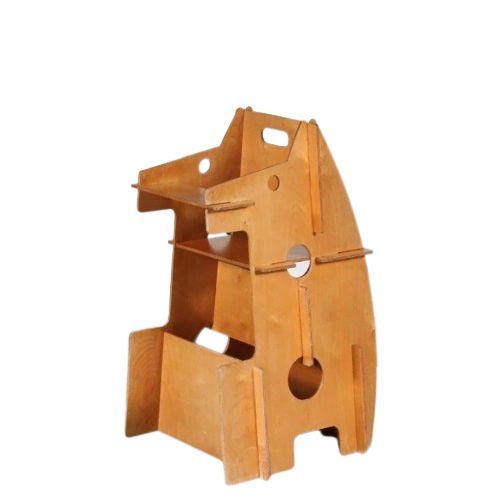 Convertible Children’s High Chair, Desk And Rocker Combined From The Netherlands, 1950