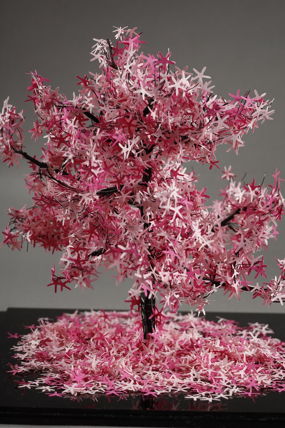 Metal And Paper Creation By Lebanese Artist Nayla Tabet &Quot;The Pink Tree&Quot. photo buy