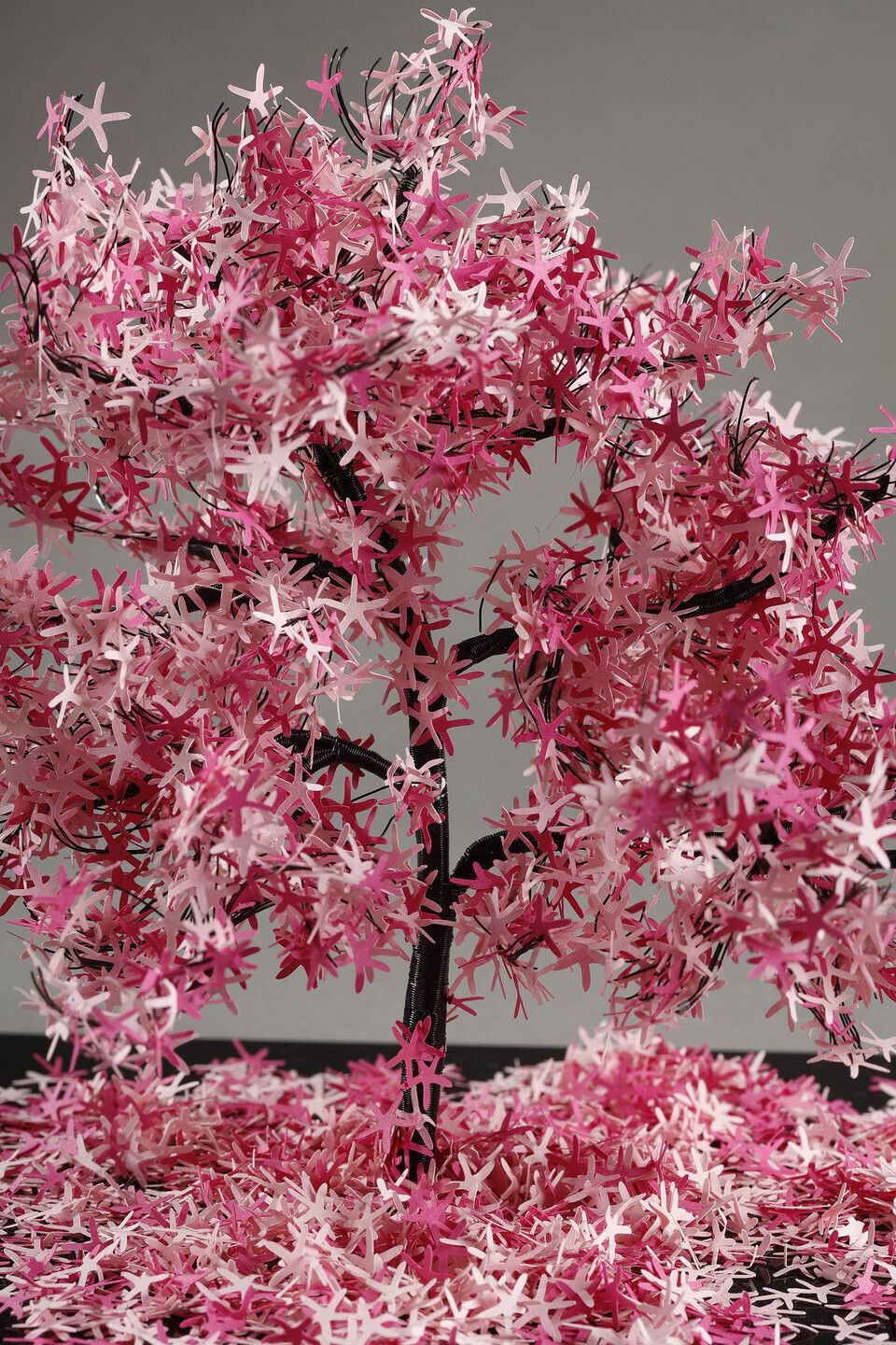 photo furniture Metal And Paper Creation By Lebanese Artist Nayla Tabet &Quot;The Pink Tree&Quot.