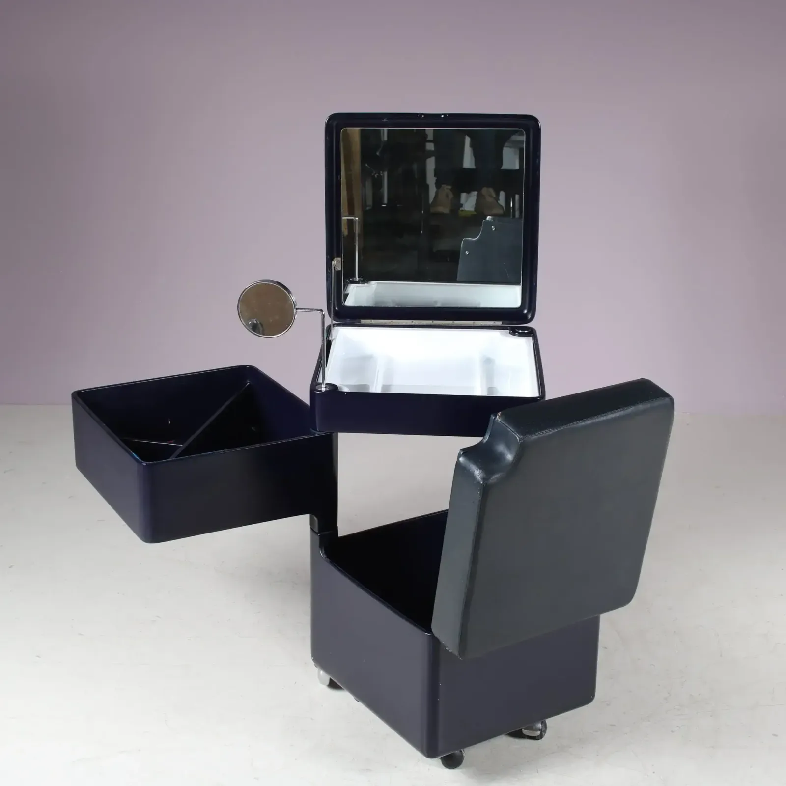 “Ciarly” Dressing Table By Carlo Urbinati For Tulli Zuccari, Italy 1970 photo vintage