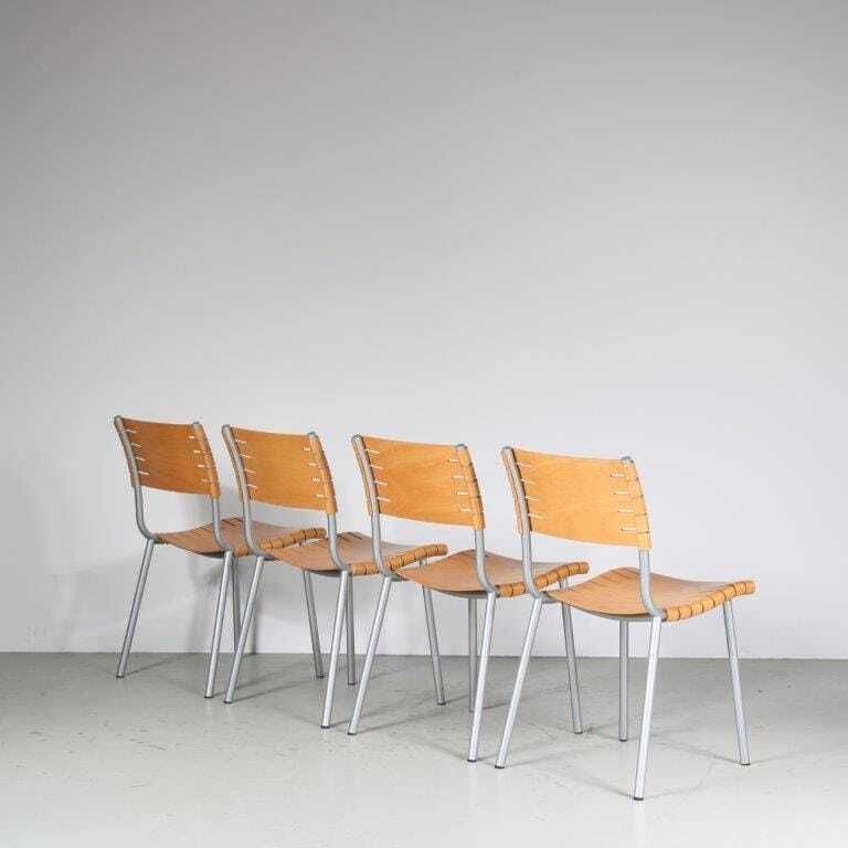1980s Set Of Dining Chairs By Ruud Jan Kokke For Harvink, Netherlands photo vinterior