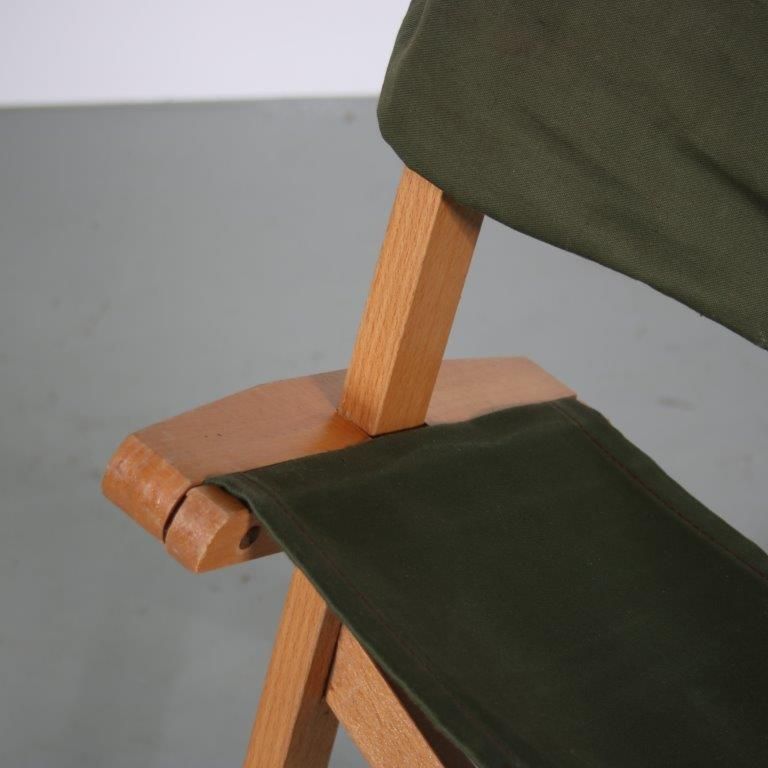 photo for sale 1960s “Praia” Folding Chair By Pier Giacomo Castiglioni For Gavina, Italy