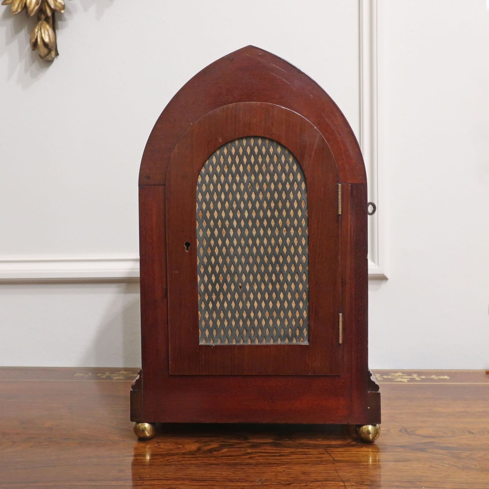 photo furniture Edwardian Mahogany Single Fusee Timepiece Mantel Clock By W. Burton