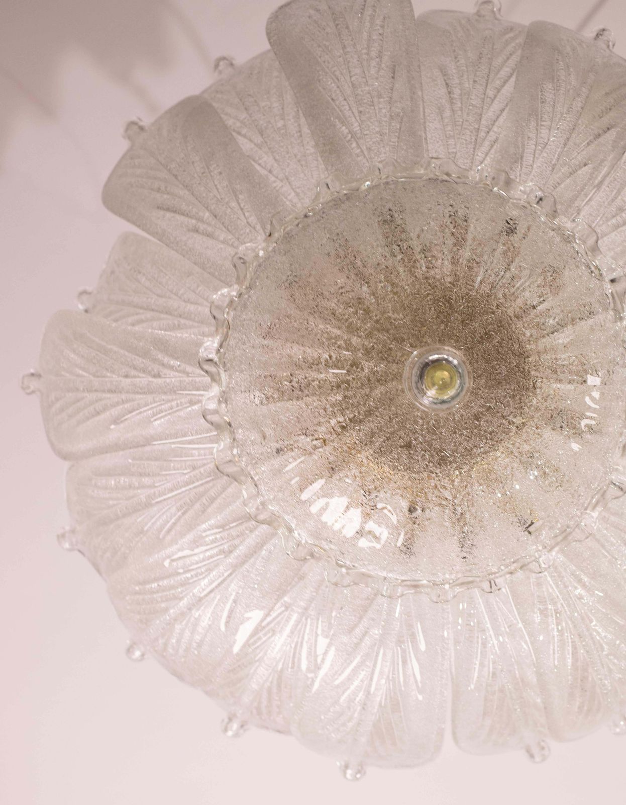 photo furniture Sorrento, Monumental Italian Murano Glass Ceiling Light Or Chandelier, 1970s