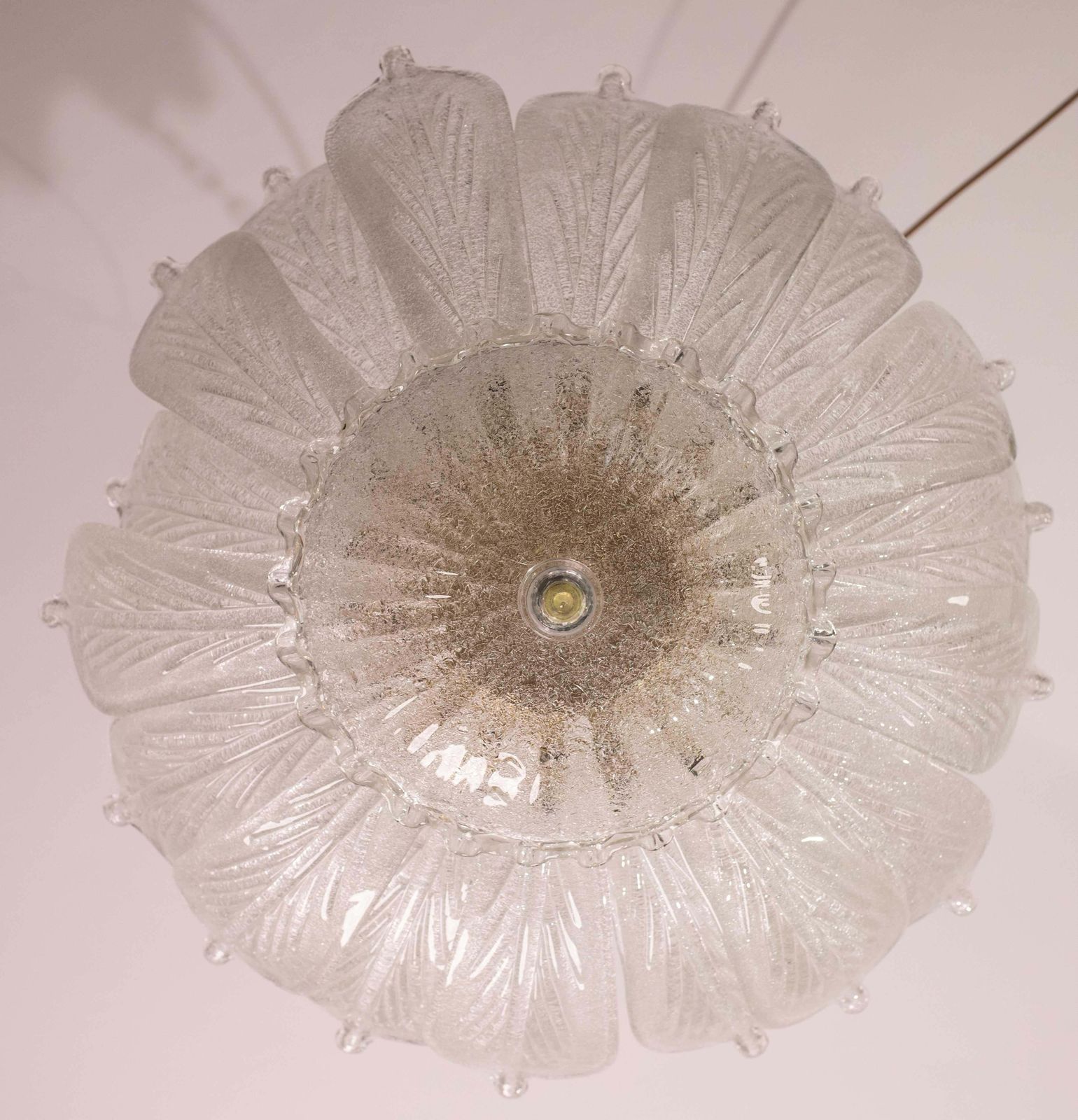 1882.0 Sorrento, Monumental Italian Murano Glass Ceiling Light Or Chandelier, 1970s photo