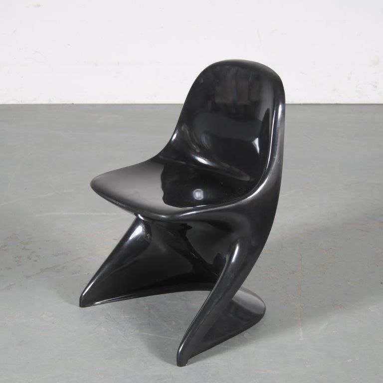 2000s Black “Casalino” Children Chair By Alexander Begge For Casala, Germany photo furniture