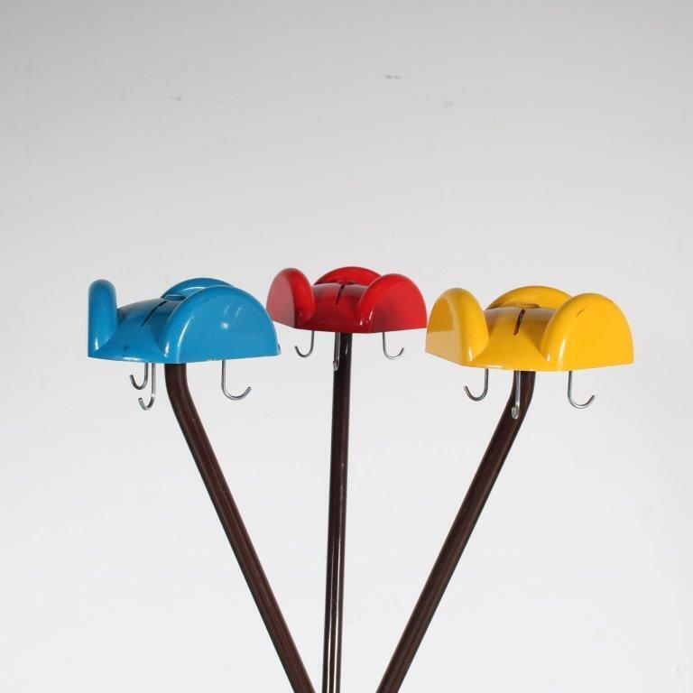 1960s Colourful Coat Rack By Enzo Mari For Danese, Italy photo for sale
