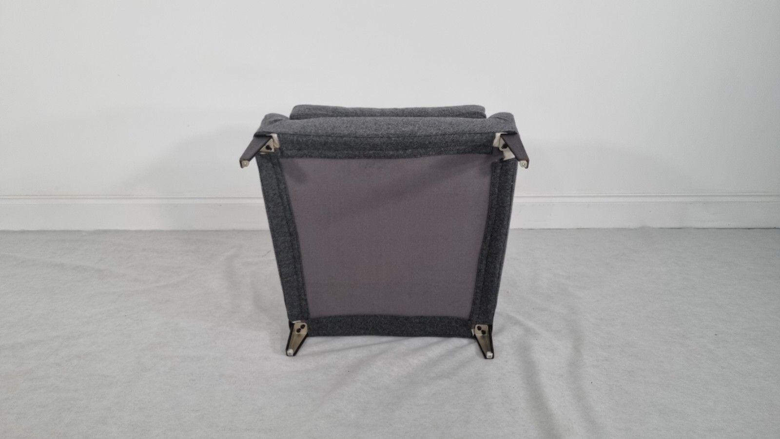 photo buy Bb Italia Florence F3 Armchair In Charcoal Wool In Immaculate Condition