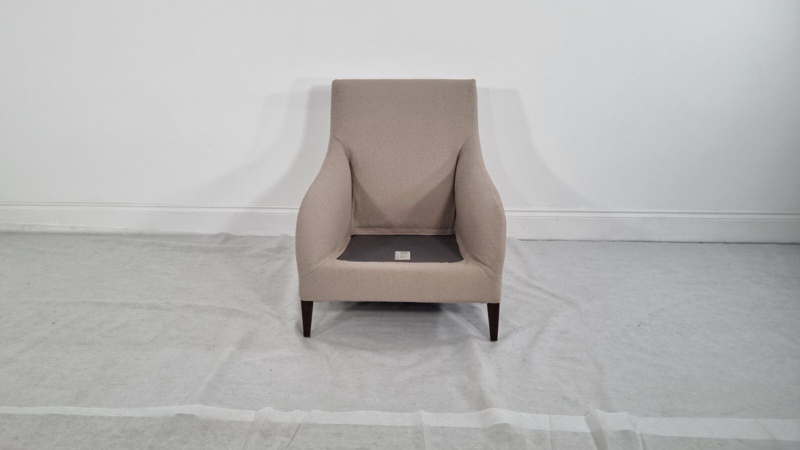 Bb Italia Florence F3 Armchair In Honey Beige Boucle In Excellent Condition photo vintage