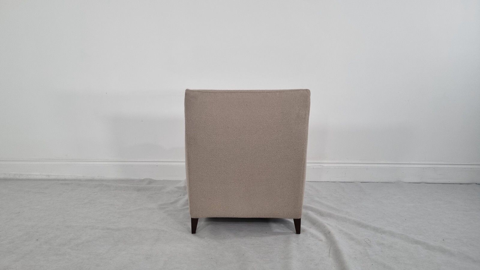Furniture Bb Italia Florence F3 Armchair In Honey Beige Boucle In Excellent Condition photo