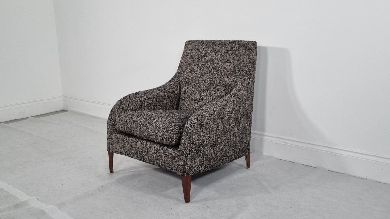 Bb Italia Florence F3 Armchair In Black And Honey Weave In Immaculate Condition photo Furniture