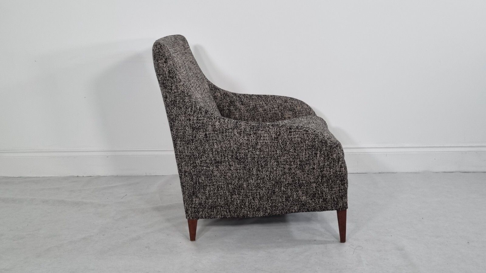 photo for sale Bb Italia Florence F3 Armchair In Black And Honey Weave In Immaculate Condition