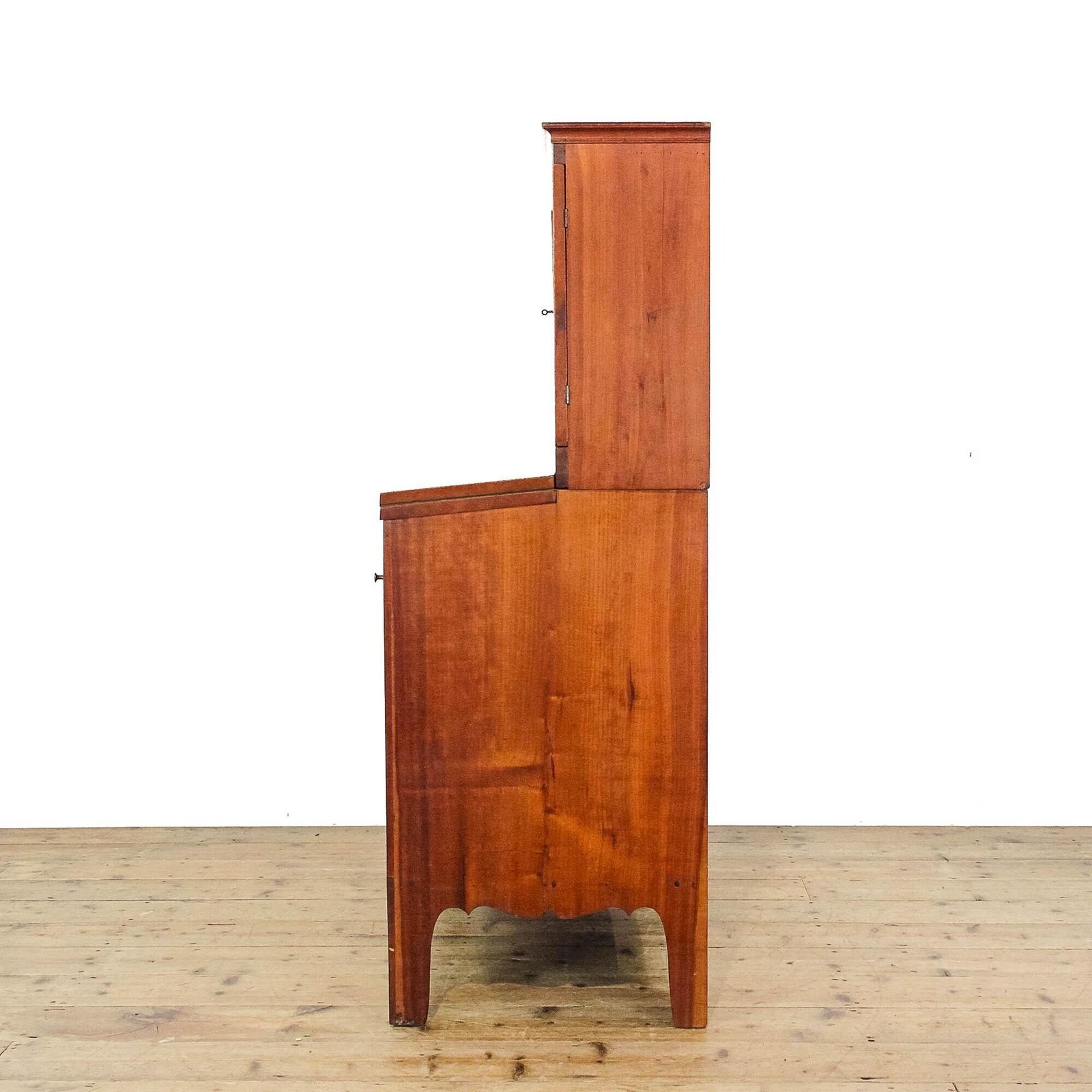 Antique Walnut And Satinwood Writing Cabinet | Antique Bureaux | Antique Furniture | Walnut Furniture | Antique Desks photo vintage