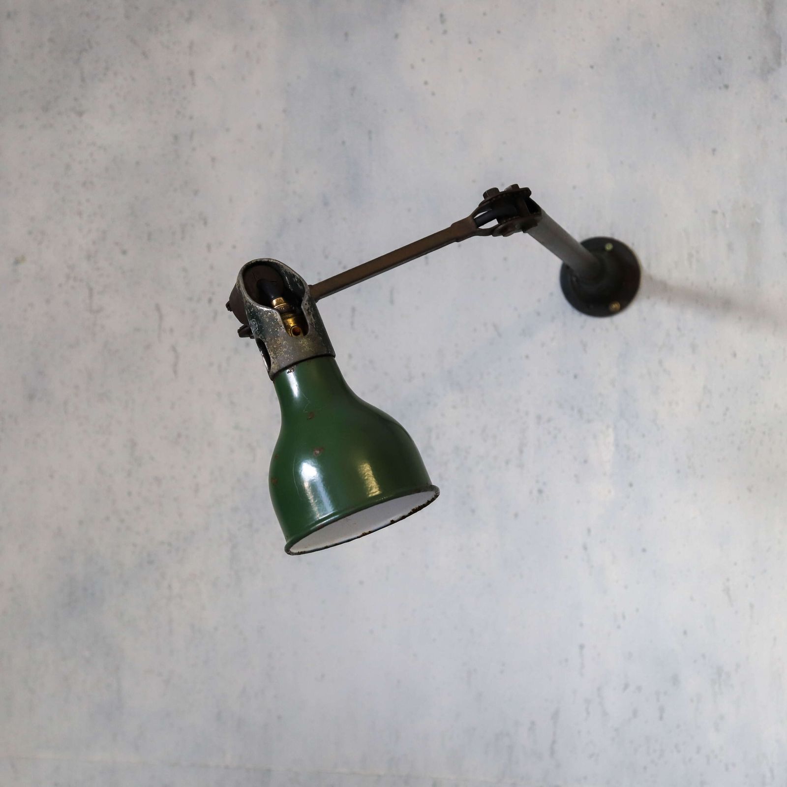 photo for sale Articulated Industrial Machinist Lamp By Mek Elek Circa 1930
