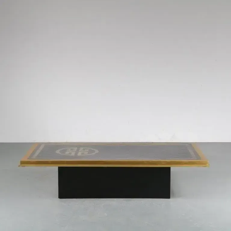Rare Coffee Table By Denisco, Italy 1970 photo for sale