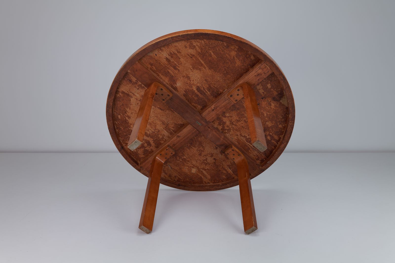 Alvar & Aino Aalto Dining Table With Lazy Susan Model Model 91 & A91, 1933 photo vinterior
