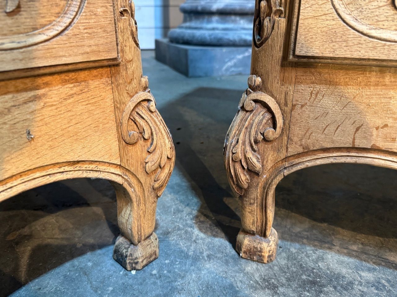 Rare Pair French Commode Chests Of Drawers photo vinterior