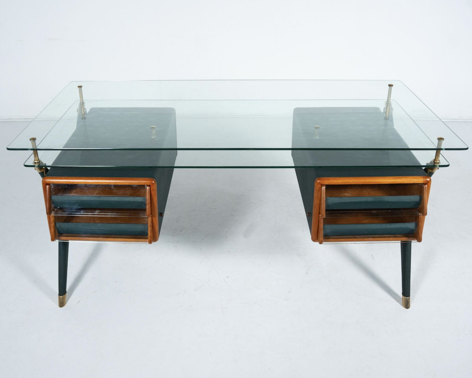 Furniture Large Desk By Silvio Berrone From The Bialetti Building, Omegna, Italy, 1955 photo