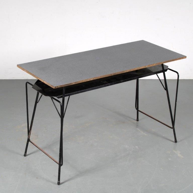 Willy Van Der Meeren Teacher’s Desk For Tubax, Belgium 1950