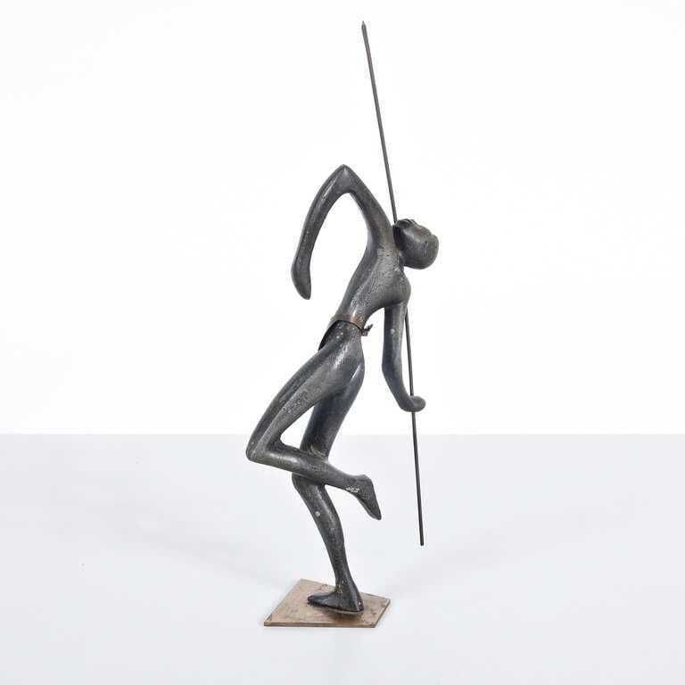 1930s Hagenauer Style Bronze Sculpture From Austria
