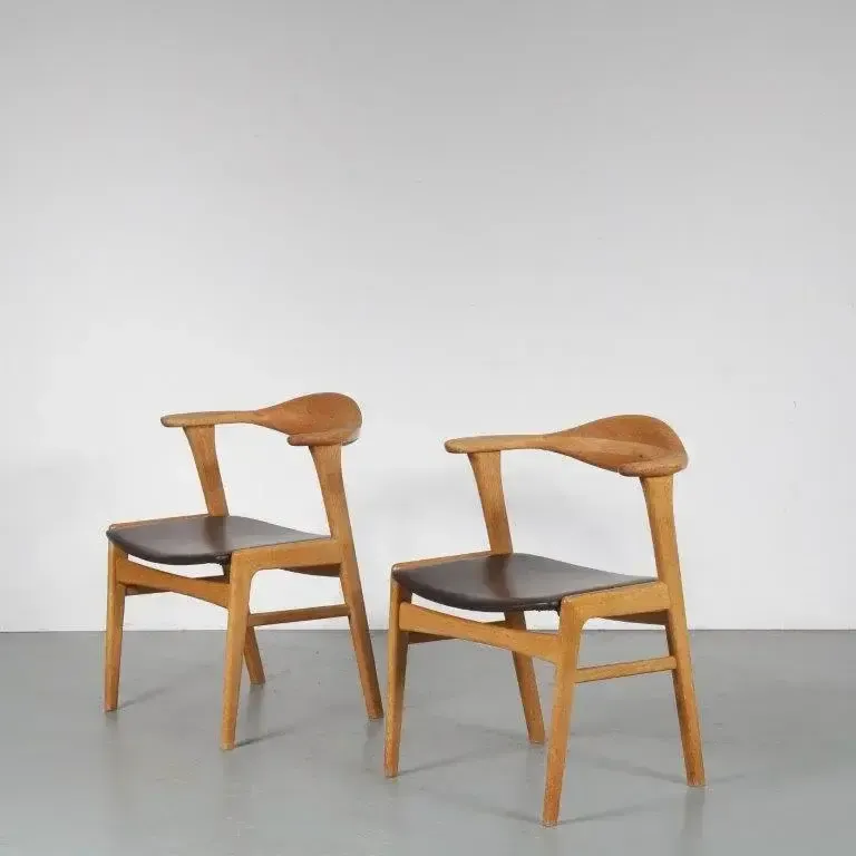 Dining / Side Chair By Erik Kirkegaard For Hong Stolefabrik, Denmark 1950 photo for sale