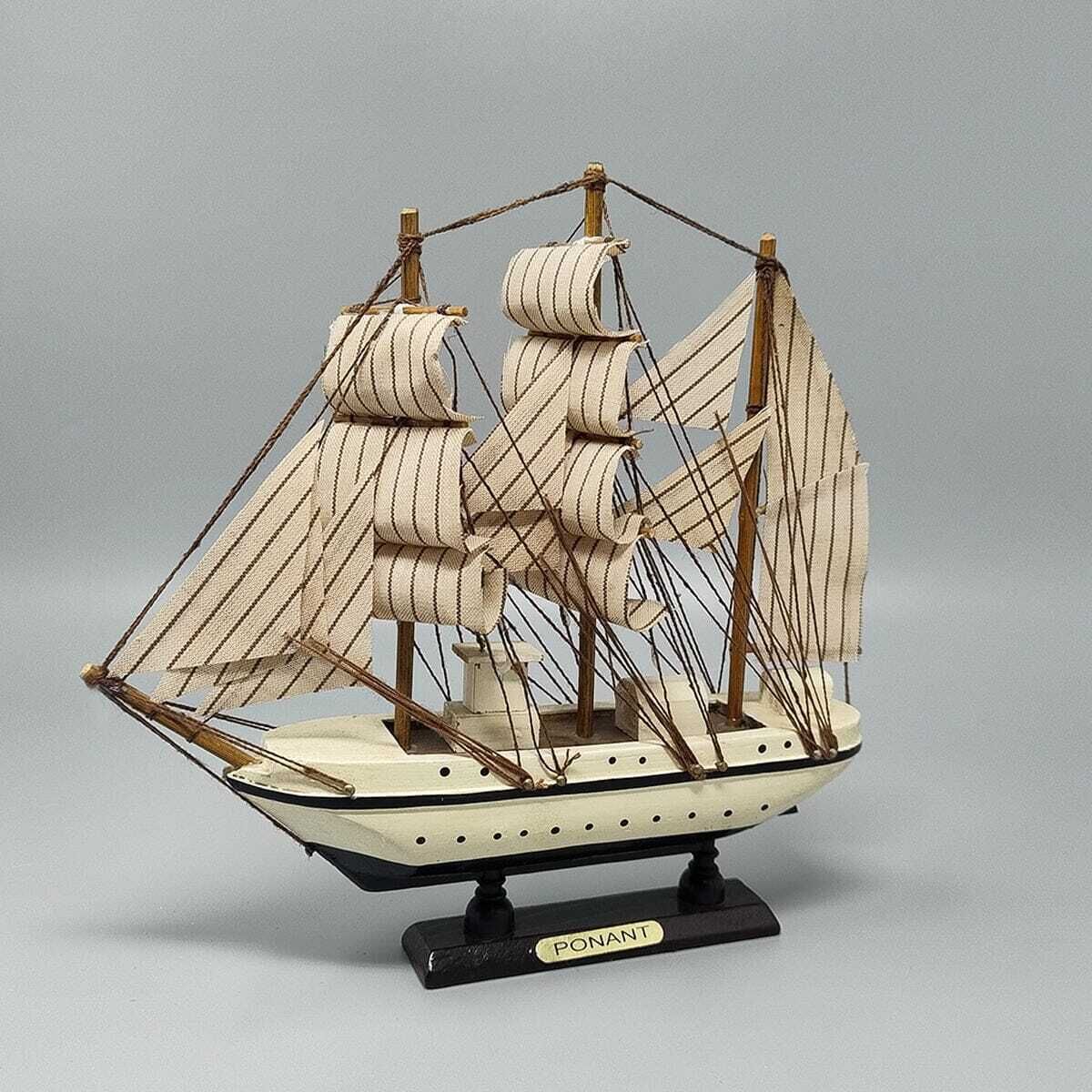 1970s Astonishing Ponant Model Ship. Handmade. Made In England photo furniture