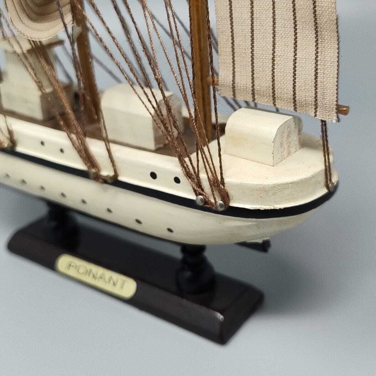 1970s Astonishing Ponant Model Ship. Handmade. Made In England photo vintage