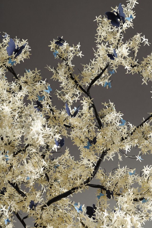 Home Decor Metal And Paper Creation By Lebanese Artist Nayla Tabet, The Butterfly Tree photo