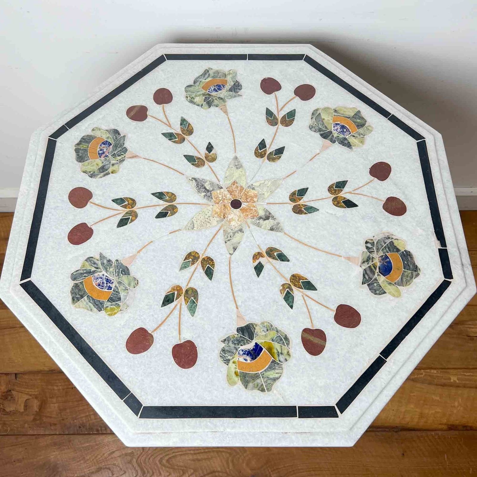 Antique Pietra Dura Occasional Table photo furniture