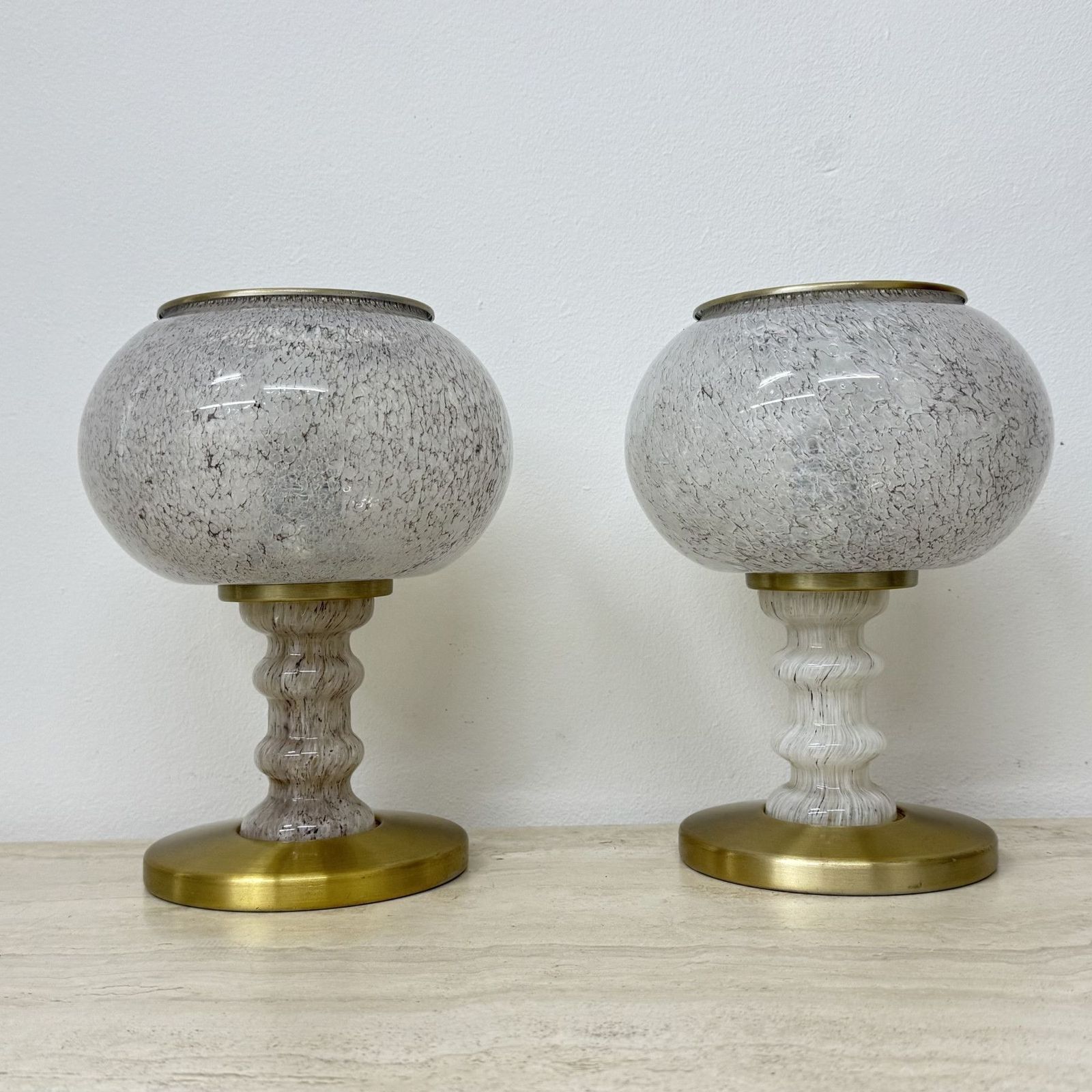 Set Van 2 Tafellampen, Jaren 1970, Duitsland
