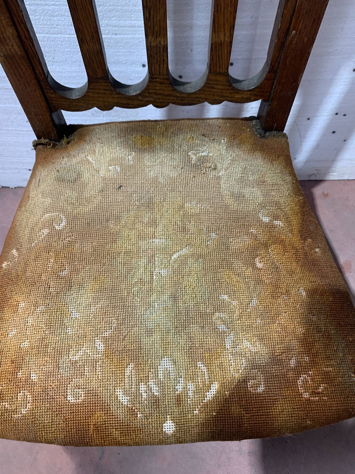 19th Century Solid Oak Prayer Chair photo vinterior