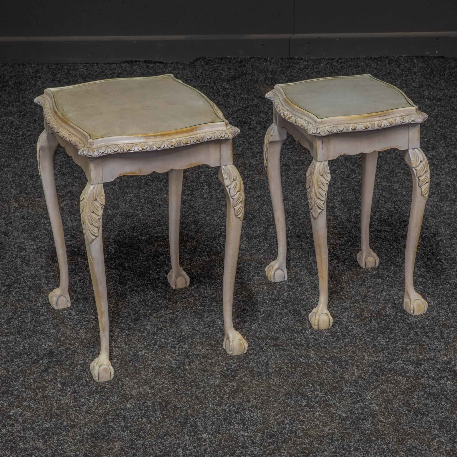 Set Of Two Nest Of Tables, 1930s, Antique photo furniture