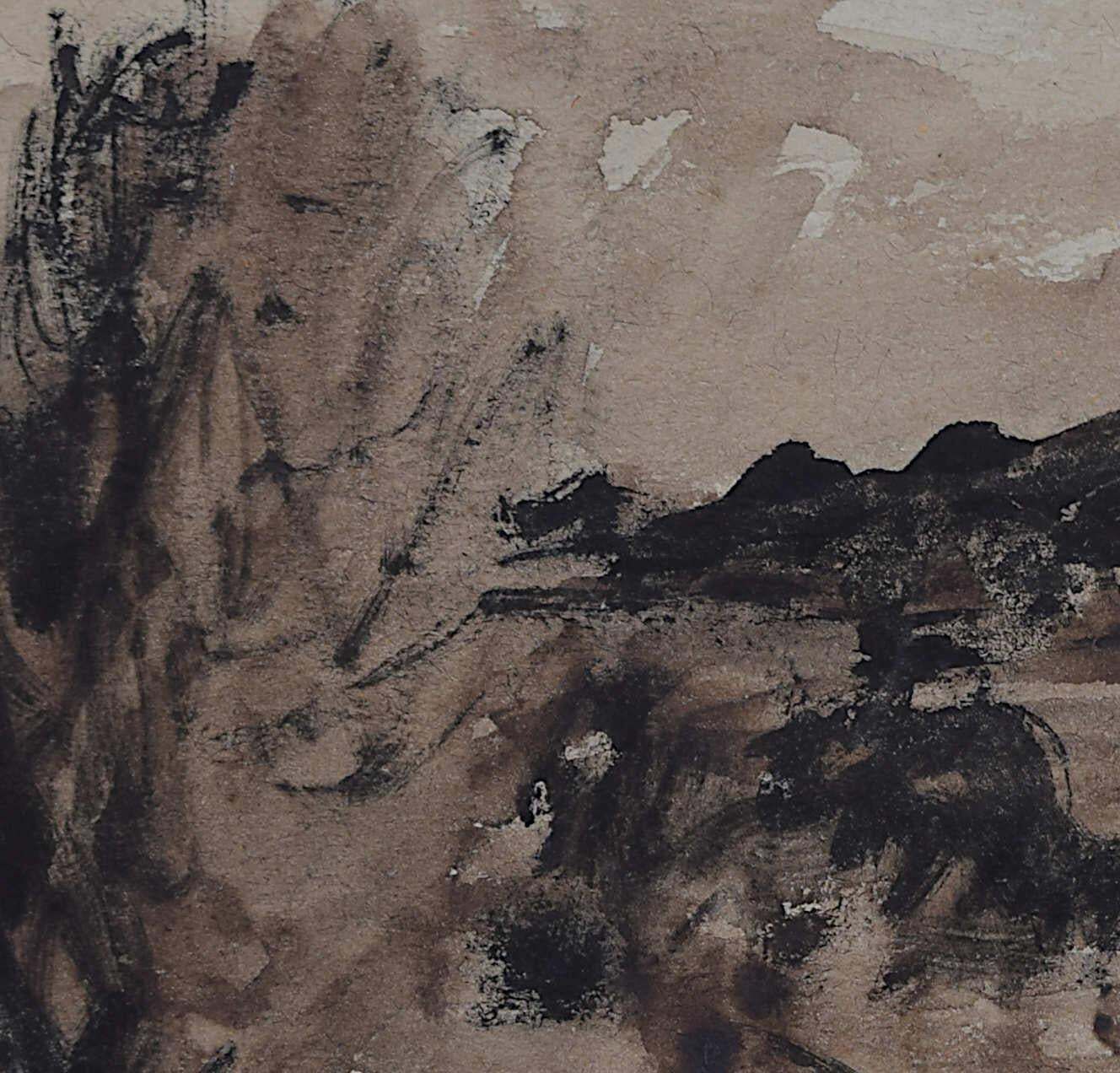 Countryside View, Watercolour By George Bissill photo for sale