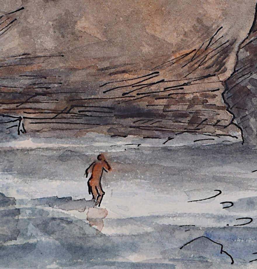 Exploring The Lake District, Watercolour By George Bissill photo furniture