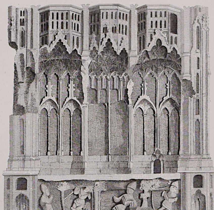 The Holy Sepulchre At Northwold In Norfolk, Engraving By James Basire 1795 photo furniture