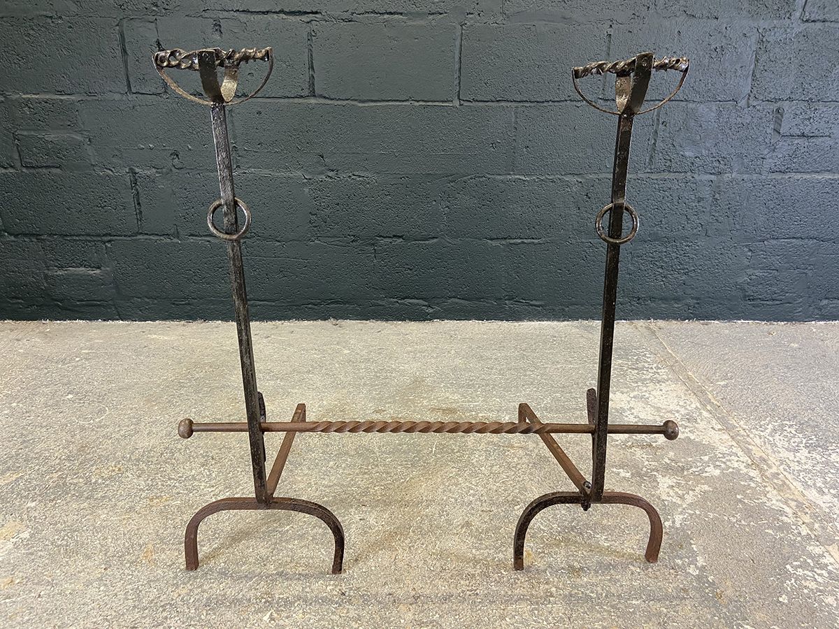 French Fire Dogs Or Andirons photo vinterior