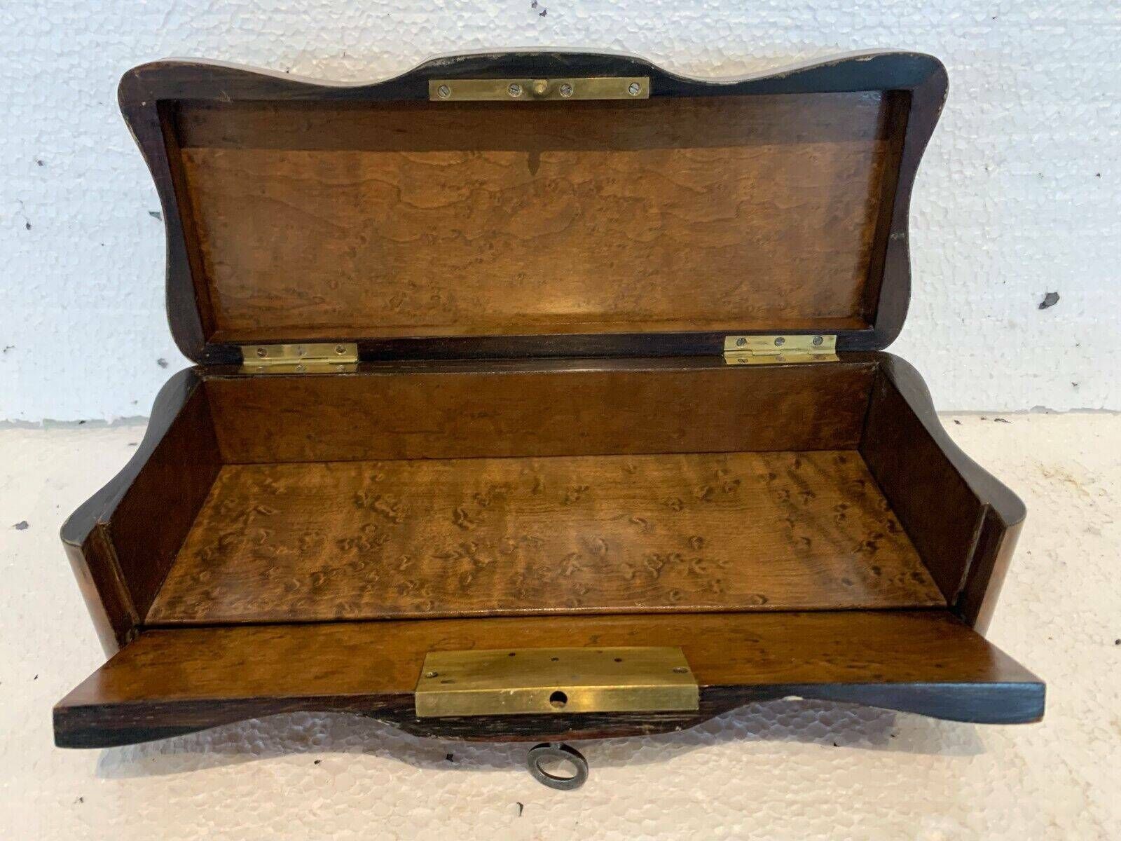 Glove Box In Thuja Burl Napoleon III Boulle Marquetry 19th Century photo furniture