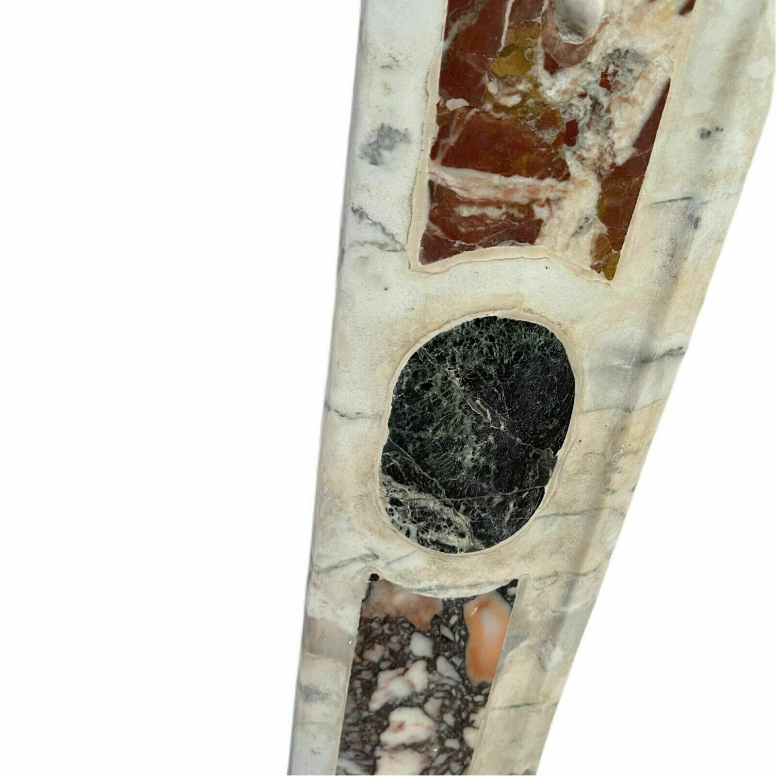 18th Century Provencal Style Marble Fireplace Mantel photo vintage