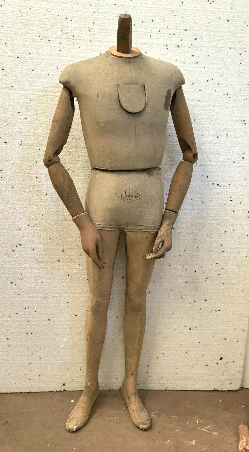 Translation Results Mannequin With Articulated Arm In Wood Maison P  Imans In Paris XX Century