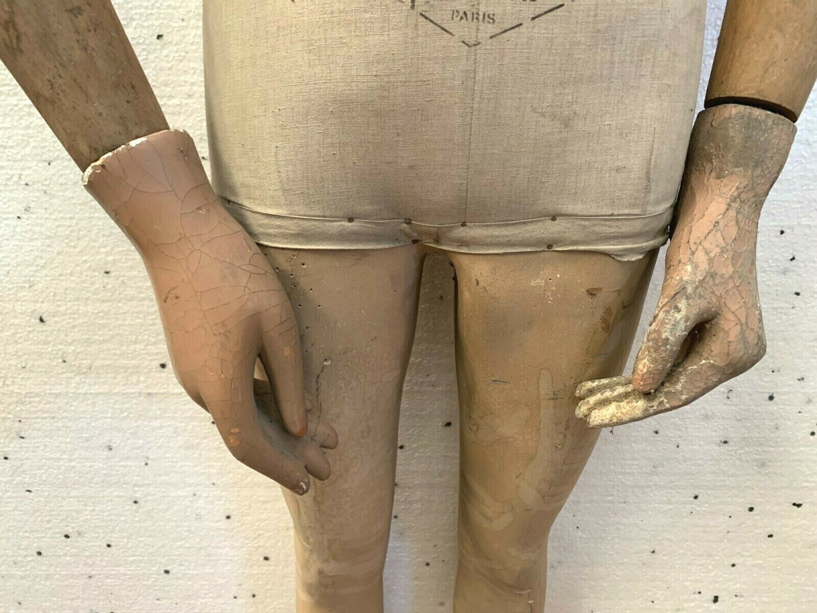 Translation Results Mannequin With Articulated Arm In Wood Maison P  Imans In Paris XX Century photo Home Decor