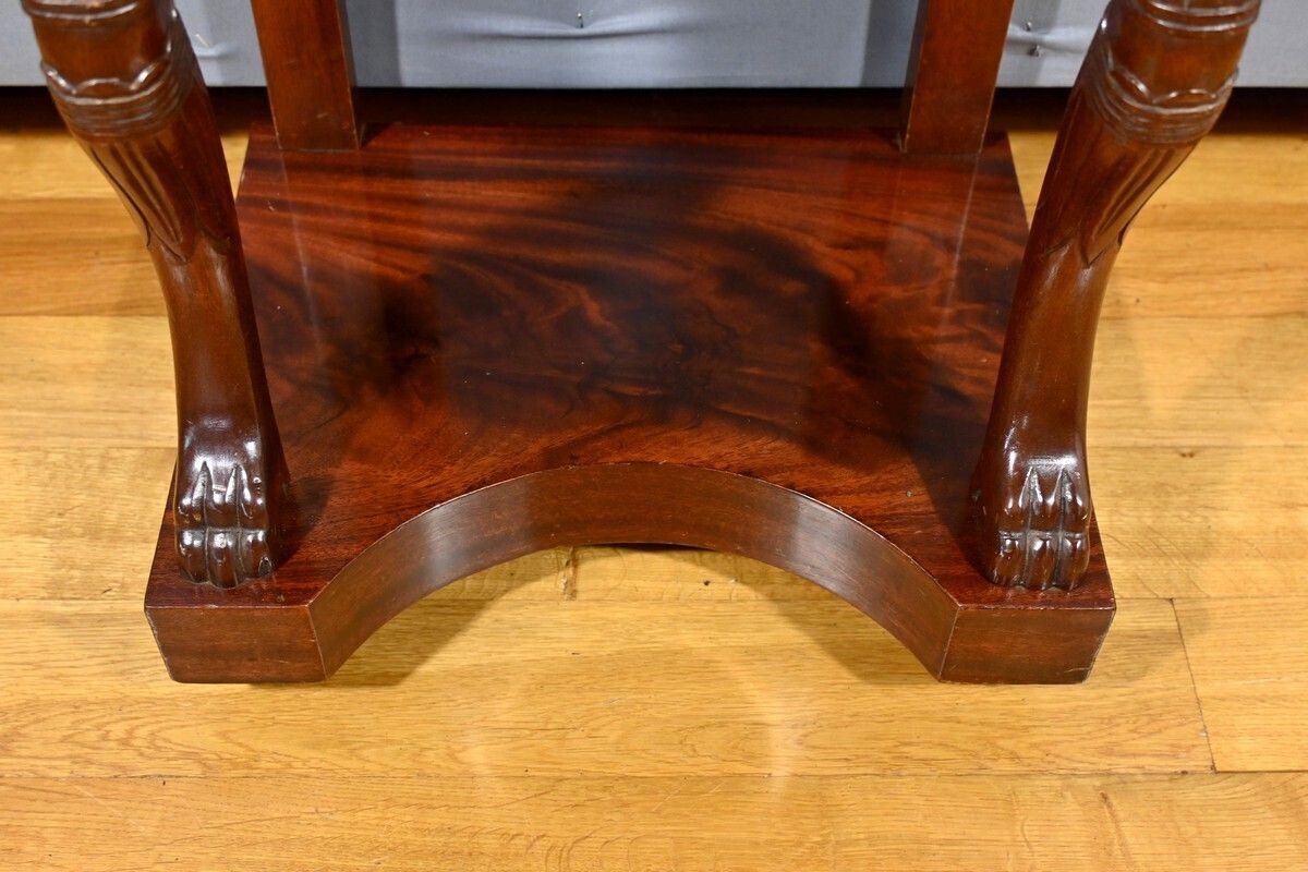 photo vinterior Mahogany Bedside Table, Empire Style – Mid 20th Century