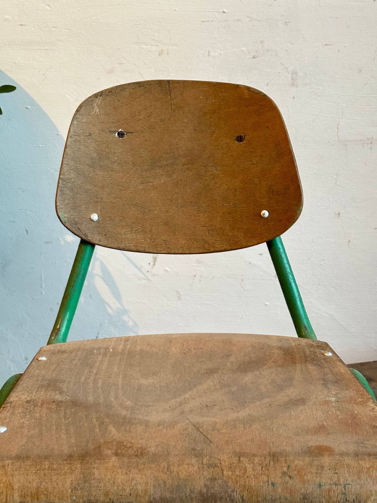 Vintage Hungarian Stacking Chairs: 1960s Maths Department Edition   Plywood Seats, Robust Metal Frames For Stylish Space Saving photo furniture