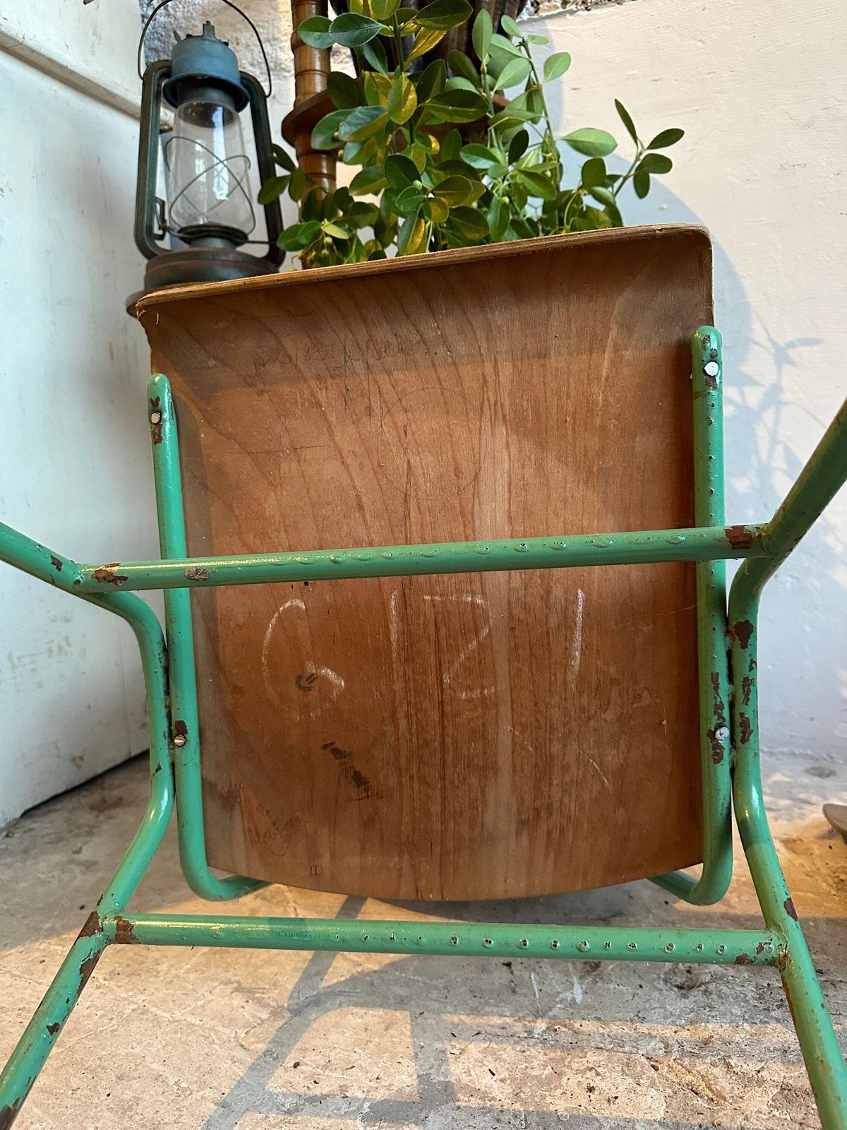 Vintage Hungarian Stacking Chairs: 1960s Maths Department Edition   Plywood Seats, Robust Metal Frames For Stylish Space Saving photo buy