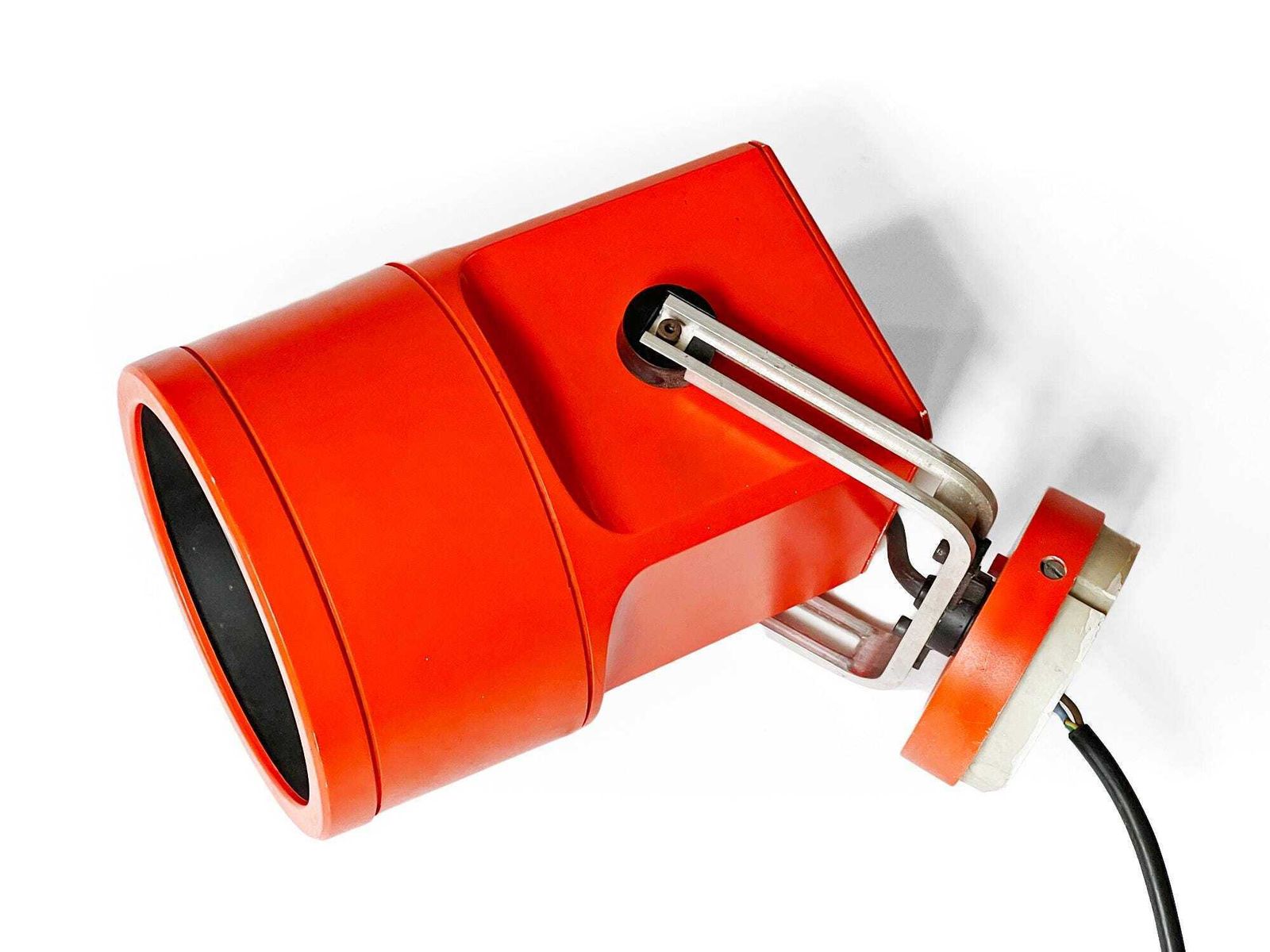 Orange Spotlight "Unispot" By Bent Boysen For Louis Poulsen. Denmark 1970s