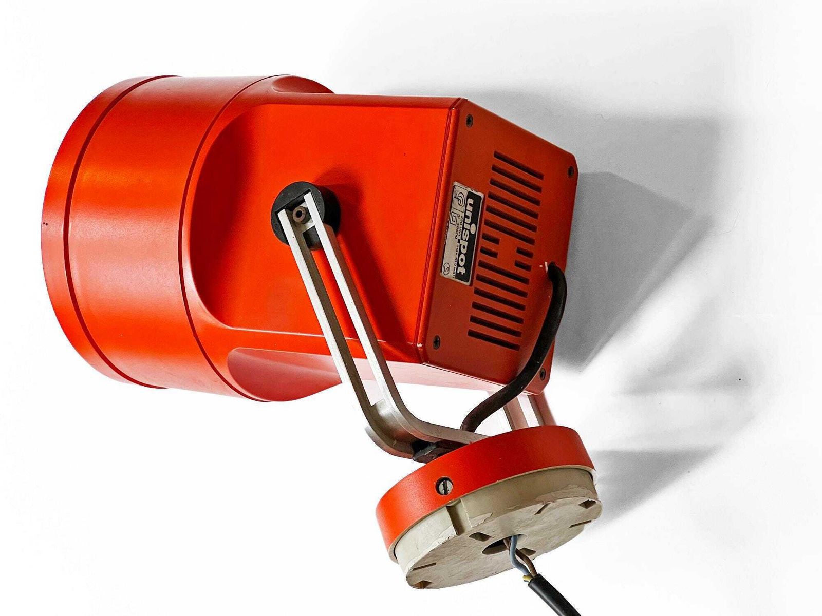 Orange Spotlight "Unispot" By Bent Boysen For Louis Poulsen. Denmark 1970s photo for sale
