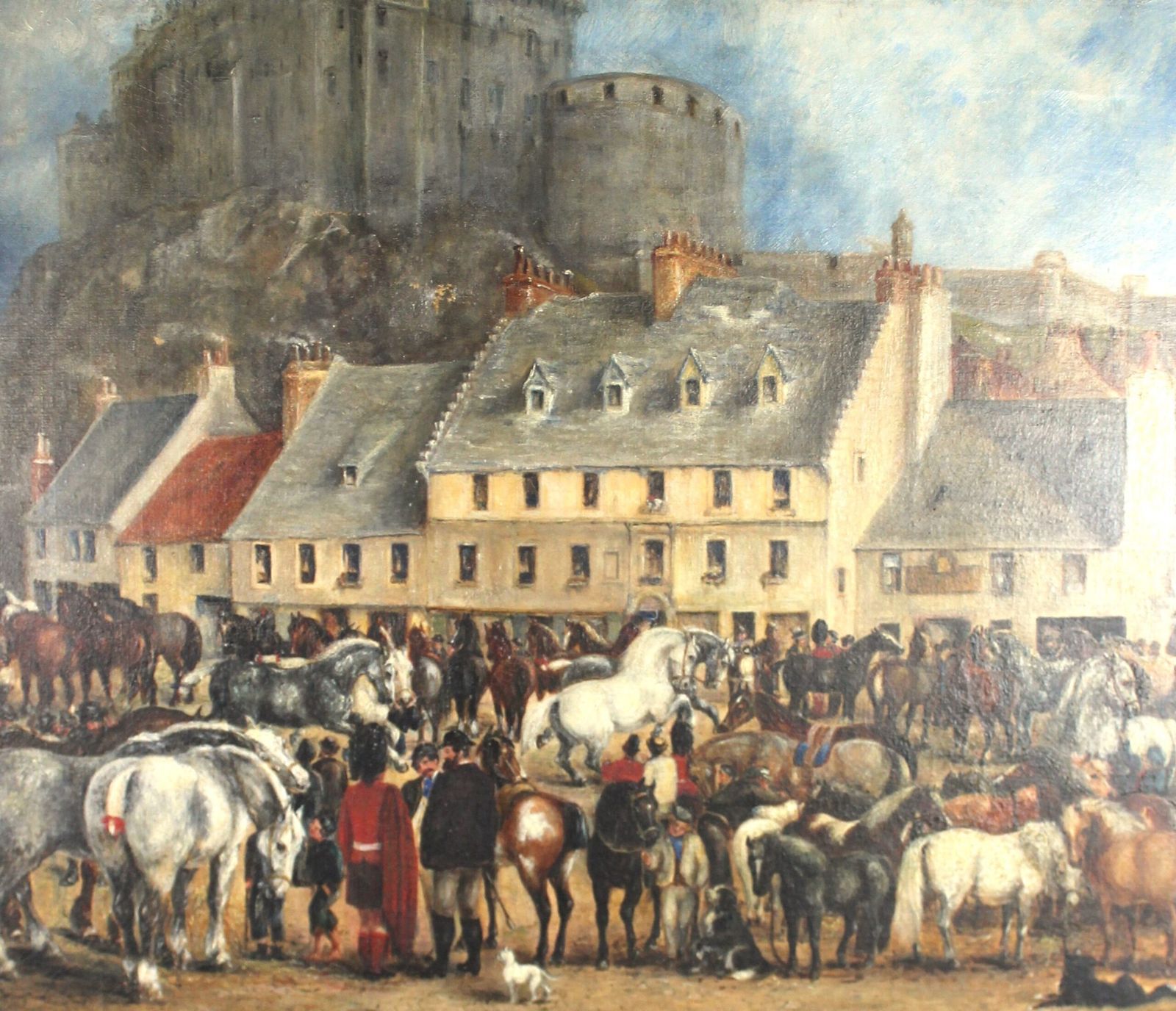 19th Century Horsefair Grassmarket Edinburgh Scotland photo for sale