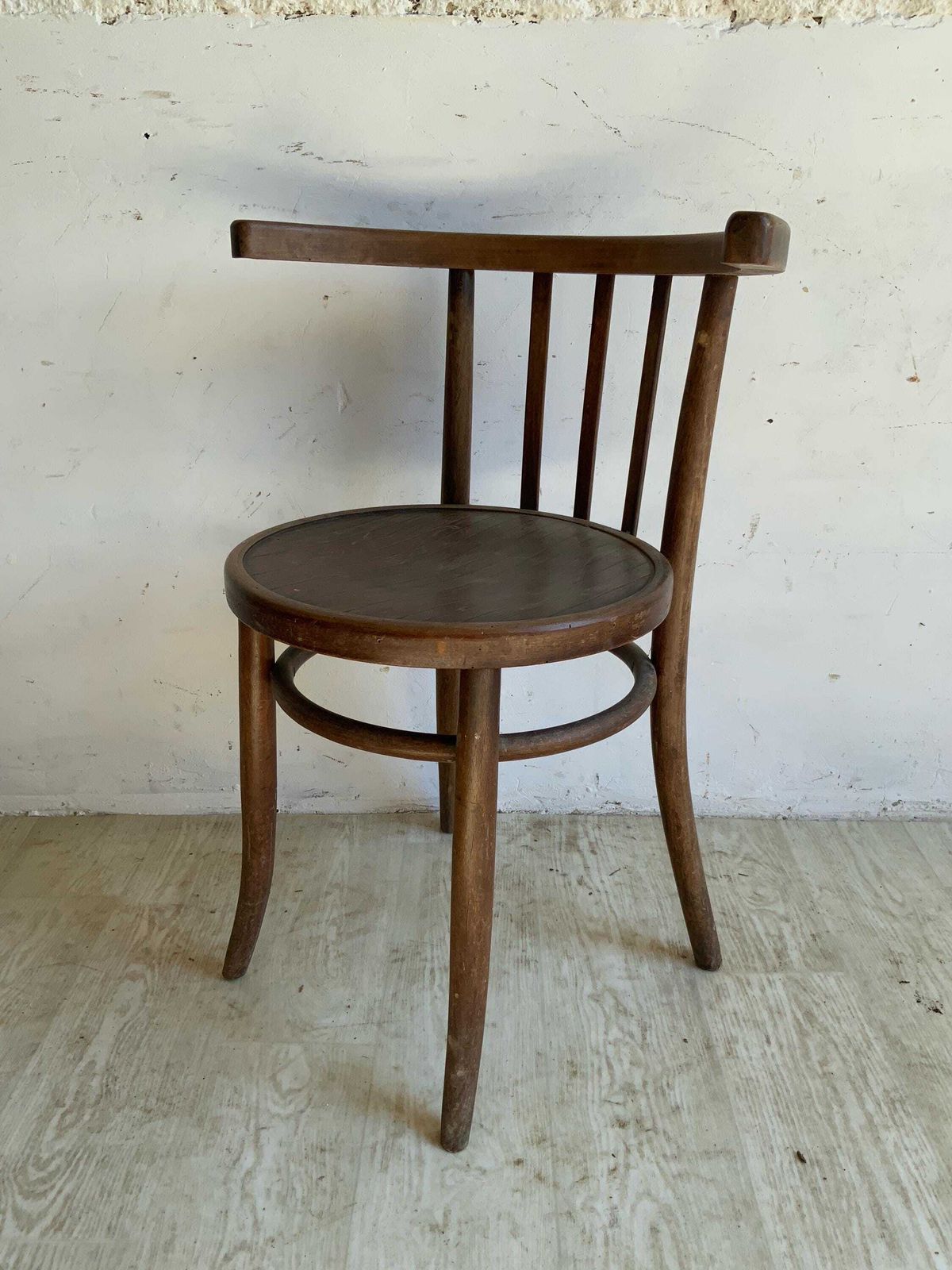Antique Thonet Style Chair 1890s Austrian Elegance | Solid Elm Wood| Reclaimed From Budapest Tea House| Timeless Art For Your Home Décor photo for sale