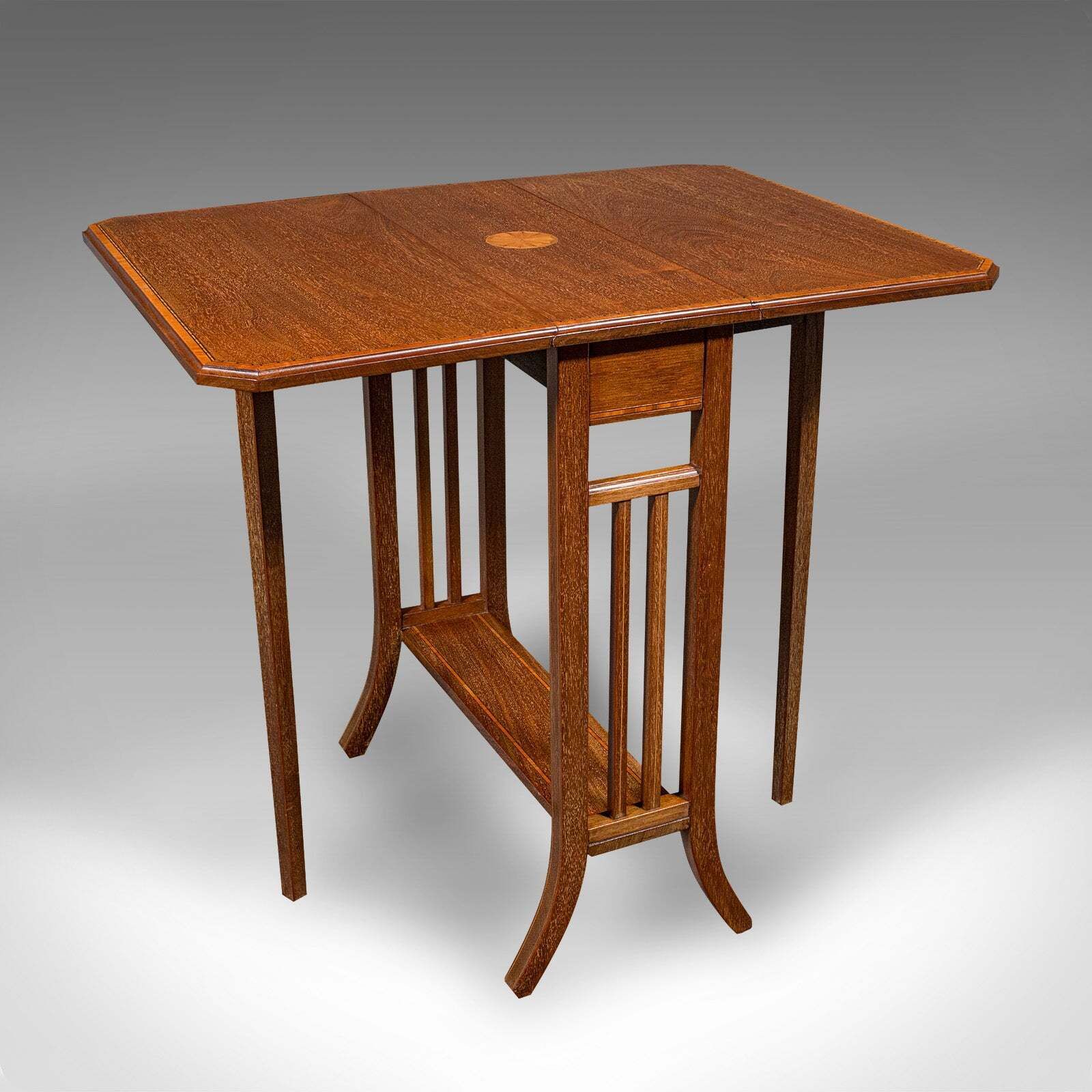 Antique Sutherland Table, English, Occasional, Gate Leg, Display, Victorian photo furniture