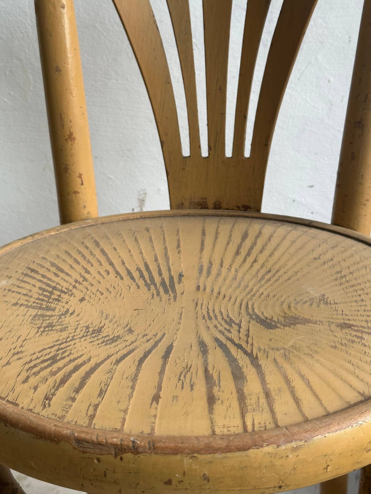 Antique Slovakian Cottage Chair (1890) Handcrafted Oak Beauty With Stunning Etched Pattern Rare Find From Bratislava's Old Farmhouse Legacy! photo for sale