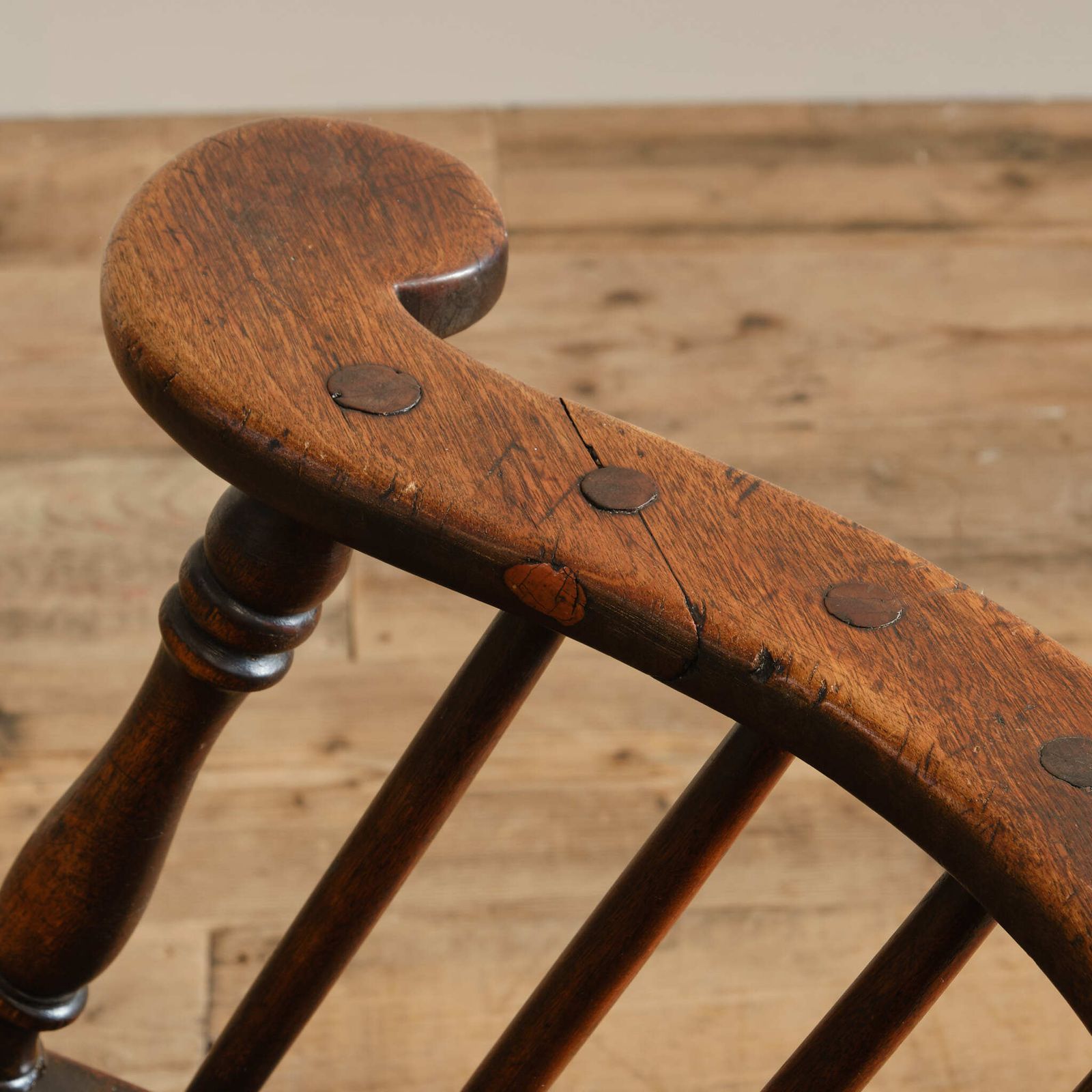 photo vintage Late 18th Century Thames Valley Rocking Windsor Chair
